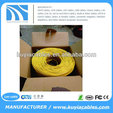 CAT6 1000FT UTP SOLIDE NETWORK ETHERNET CABLE BULK WIRE RJ45